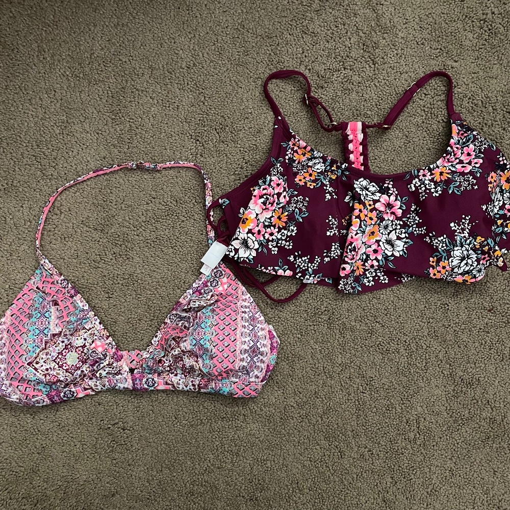 Set of 2 SO Bikini Tops Large - Picture 1 of 7
